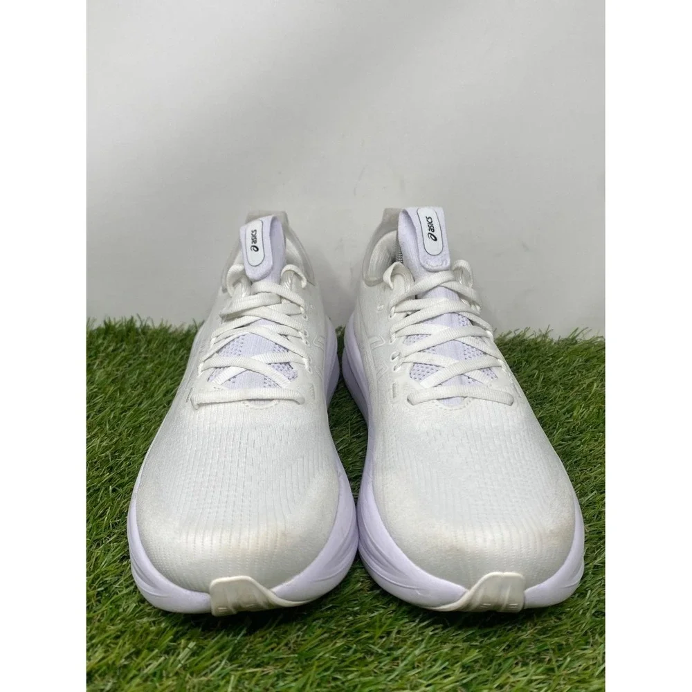 Asics Gel Nimbus 26 Shoes Women Sz 8.5 White Athletic Running Sneakers 1012B899